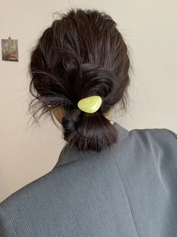 Geometric Stretch; Elastic Hair Accessories Hairbobble Hairtie Ponytailholder - Image 5