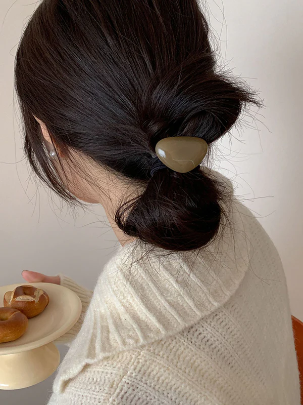 Geometric Stretch; Elastic Hair Accessories Hairbobble Hairtie Ponytailholder - Image 6