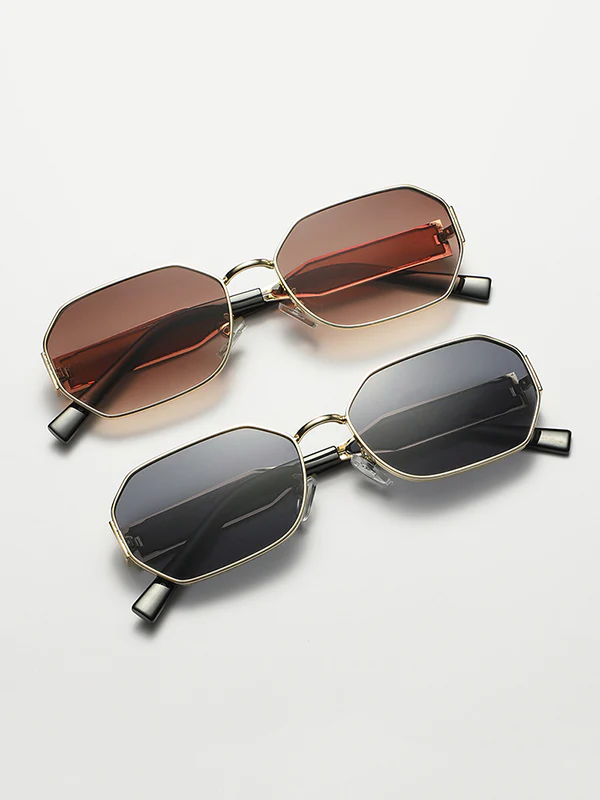 Geometric Sun Protection Sunglasses Accessories - Image 7