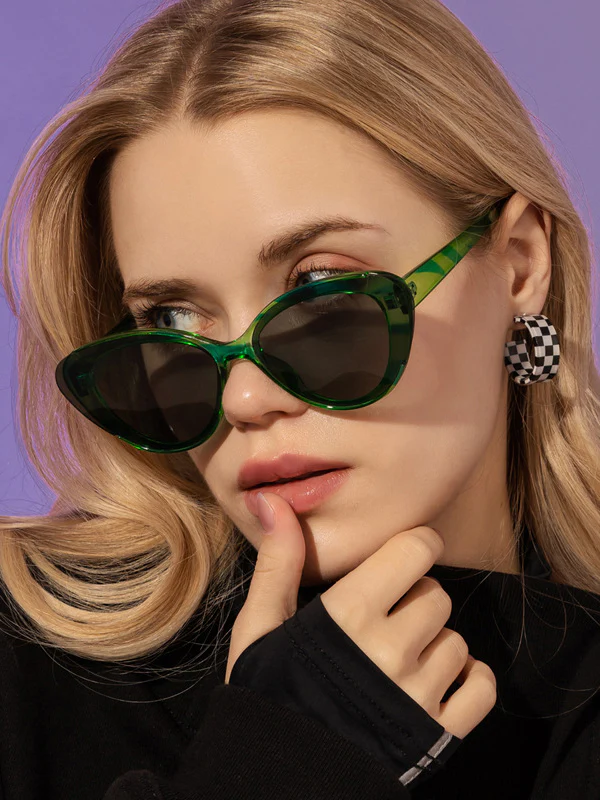 Geometric Sun Protection Sunglasses Accessories - Image 3