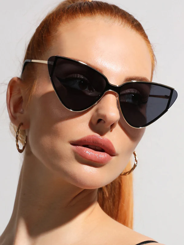 Geometric Sun Protection Sunglasses Accessories - Image 2