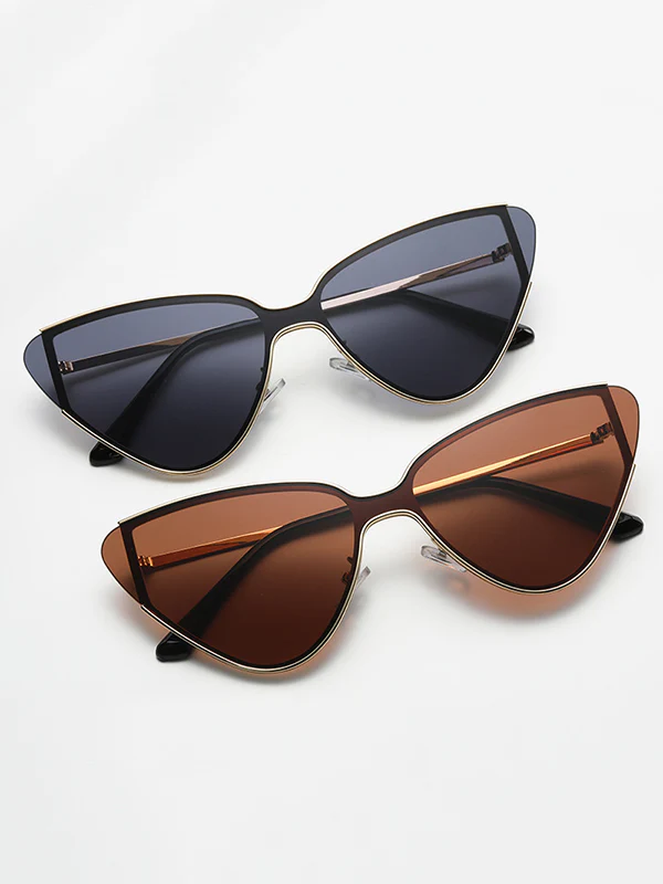Geometric Sun Protection Sunglasses Accessories - Image 7