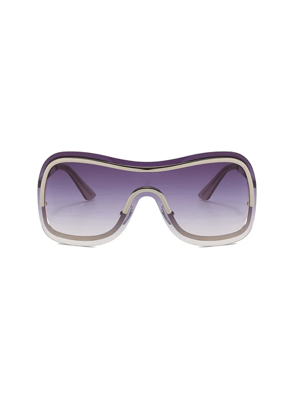 Geometric Sun Protection Sunglasses Accessories - Image 14