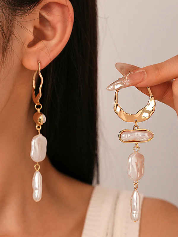 Geometric Tasseled Earrings Accessories - Image 2
