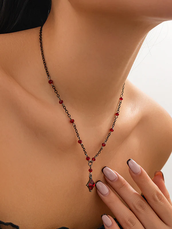 Geometric Tasseled Necklaces Accessories - Image 3