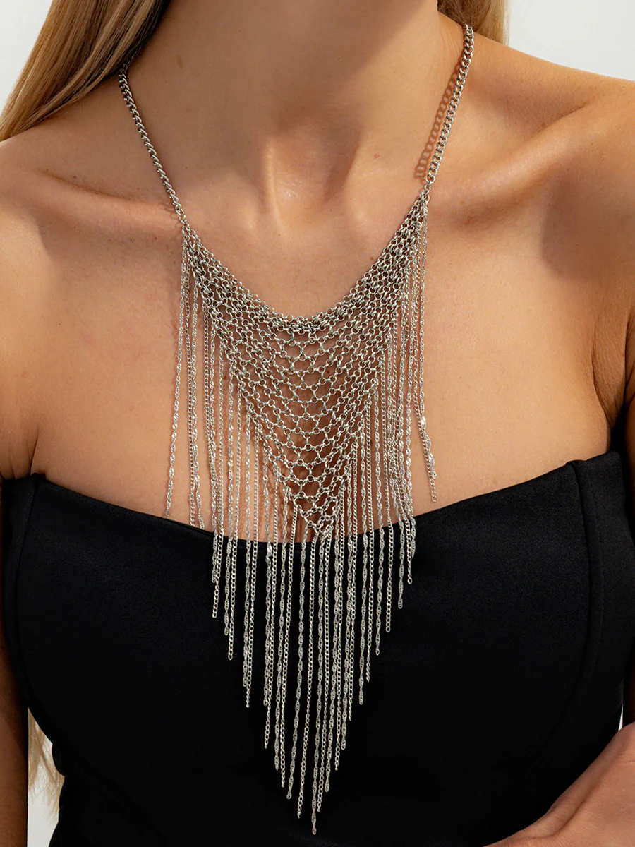 Geometric Tasseled Necklaces Accessories - Image 2