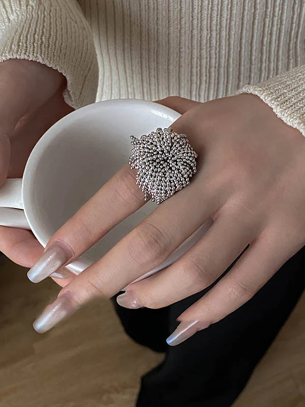 Geometric Tasseled Rings Accessories - Image 3