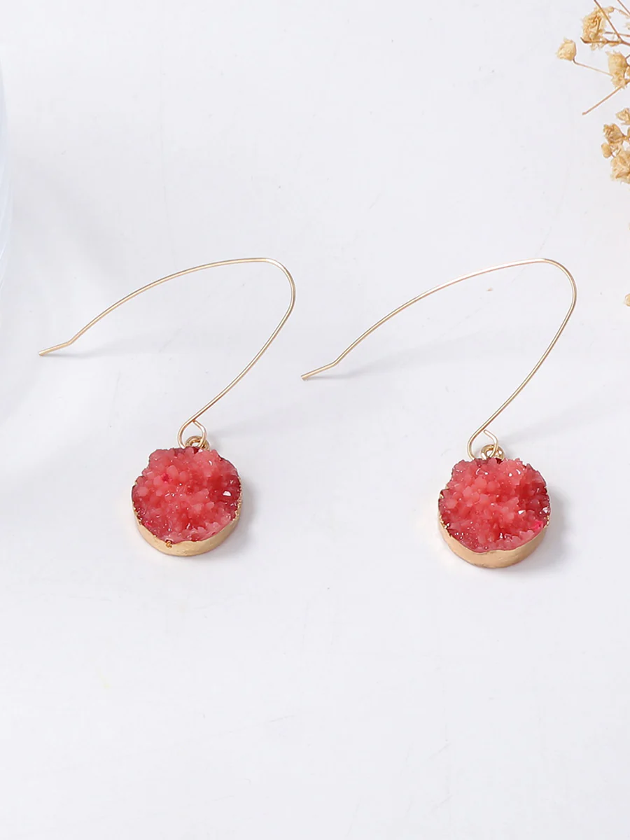 Geometric Water Drop Earrings Accessories - Image 2