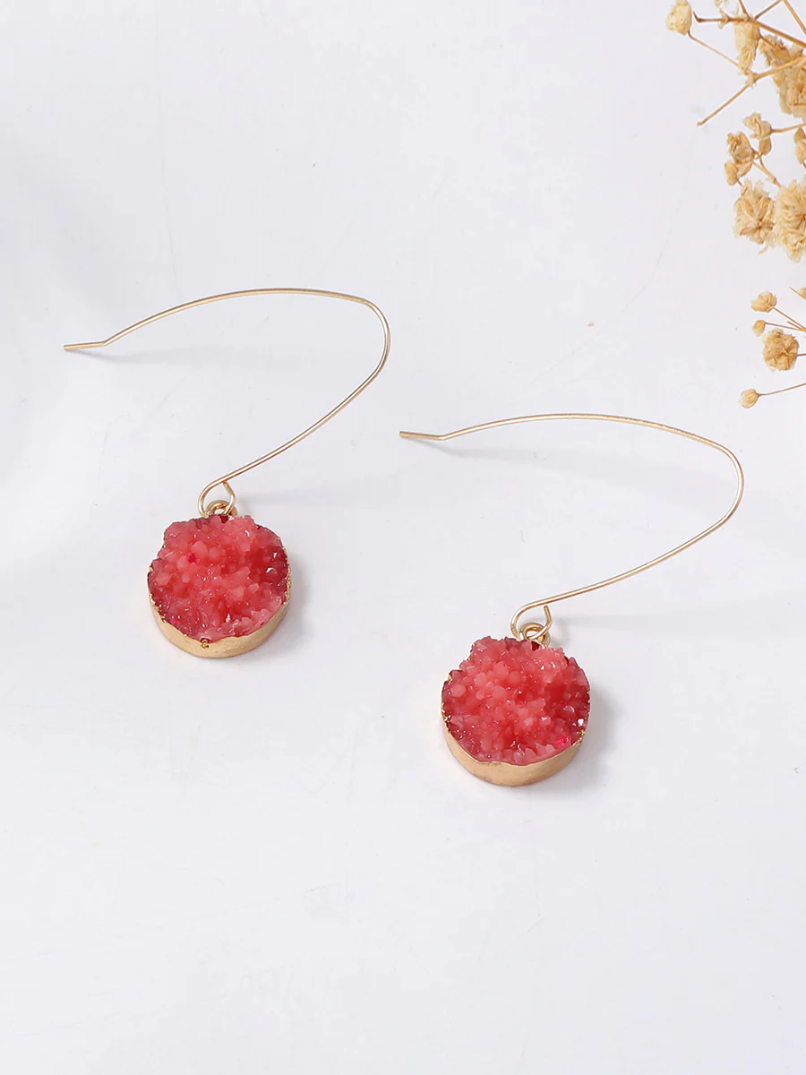 Geometric Water Drop Earrings Accessories - Image 4