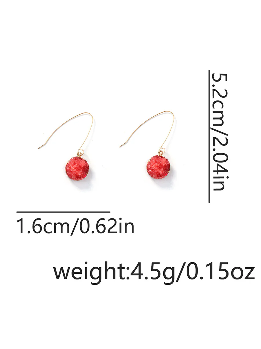 Geometric Water Drop Earrings Accessories - Image 7