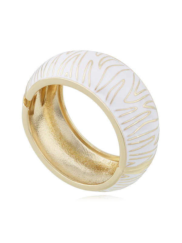 Geometric Zebra-Stripe Bracelet Accessories - Image 12