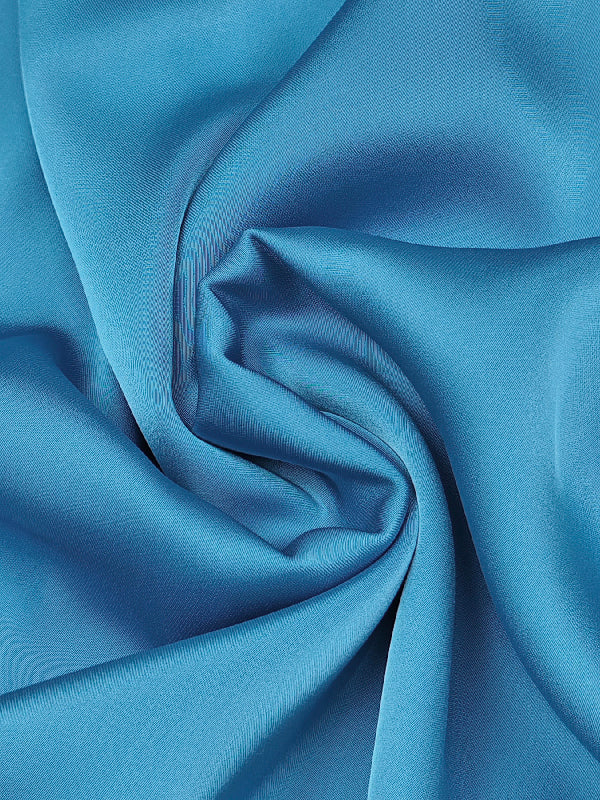 Going Out Loose Batwing Sleeves Buttoned Solid Color Mini Dresses - Image 7