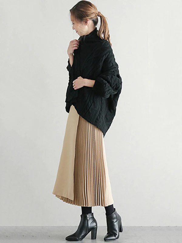 Graceful A-Line Pleated Skirt - Image 14