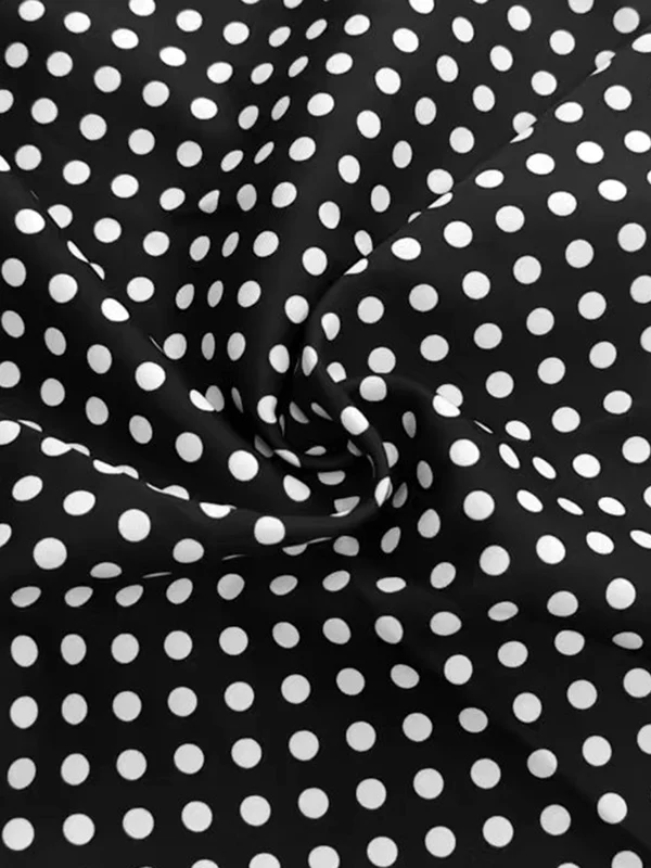 H-Line Loose Polka-Dot Split-Joint Skirts - Image 5
