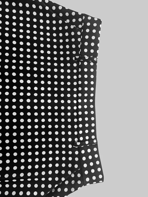 H-Line Loose Polka-Dot Split-Joint Skirts - Image 7