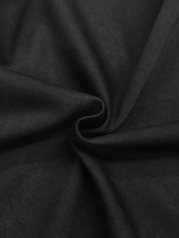 Half Sleeves Loose Rhine Stones Split-Joint Round-Neck Maxi Dresses - Image 8
