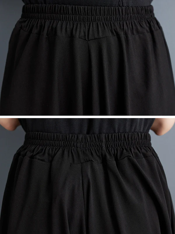 Harem Pants Irregular Clipping Split-Joint Casual Pants Bottoms - Image 12