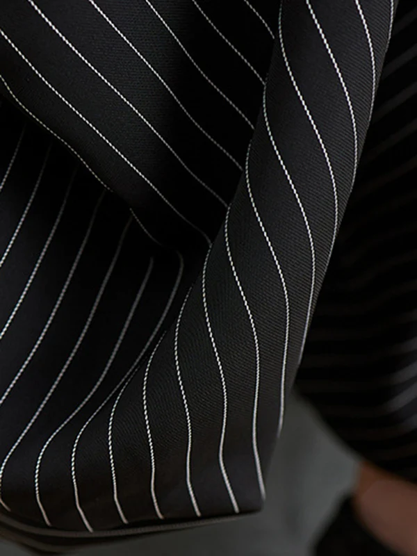 Harem Pants Irregular Clipping Split-Joint Striped Casual Pants Bottoms - Image 9