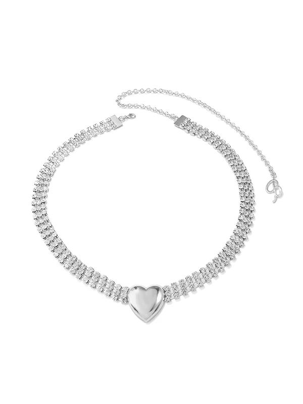 Heart Shape Rhine Stones Waist Chain Accessories - Image 7