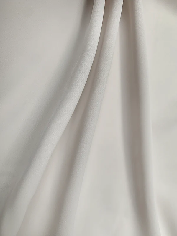 High-Low Long Sleeves Buttoned Drawstring Pleated Pockets Solid Color Lapel Midi Dresses - Image 5