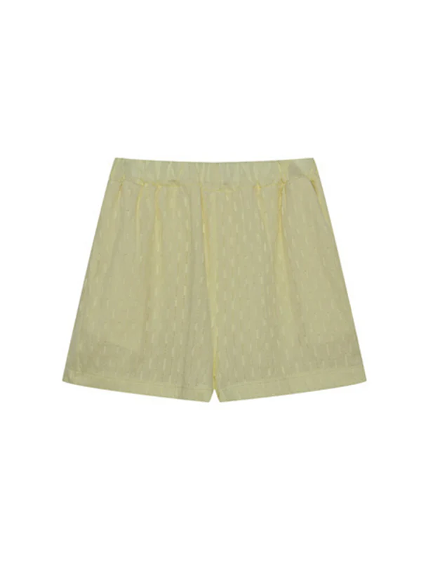 High-Low Long Sleeves Buttoned Jacquard Solid Color Lapel Shirts Top +Shorts Bottom Two Pieces Set - Image 23