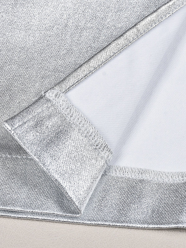 High Waisted H-Line Solid Color Split-Joint Skirts - Image 8