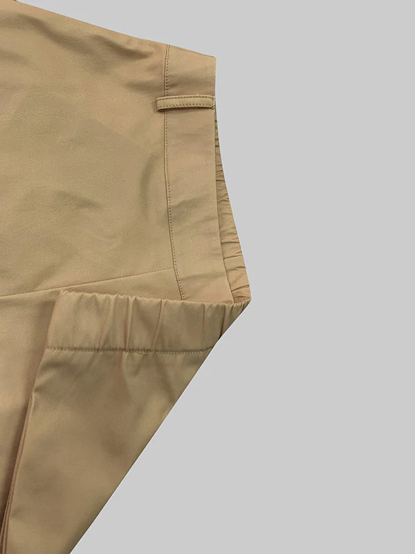 High Waisted Loose Belted Flower Print Pockets Pants Trousers - Image 10