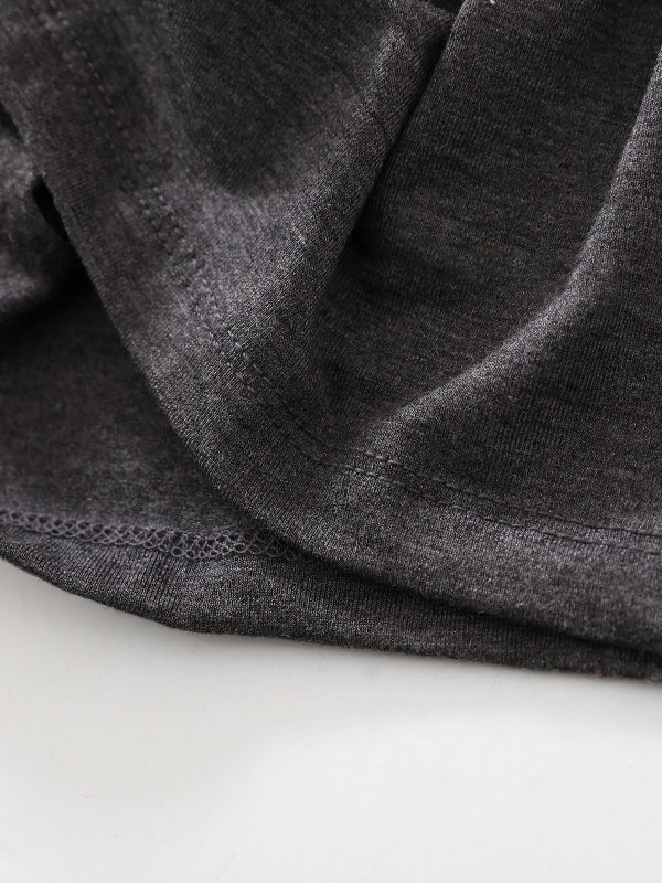 High Waisted Loose Drawstring Elasticity Solid Color Casual Pants Bottoms Trousers - Image 12