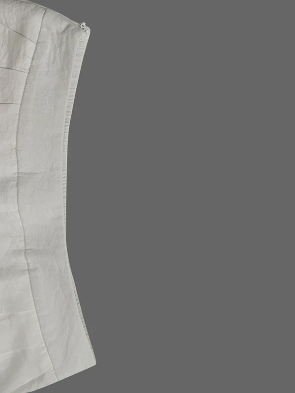 High Waisted Loose Elasticity Solid Color Split-Joint Pants Trousers - Image 7