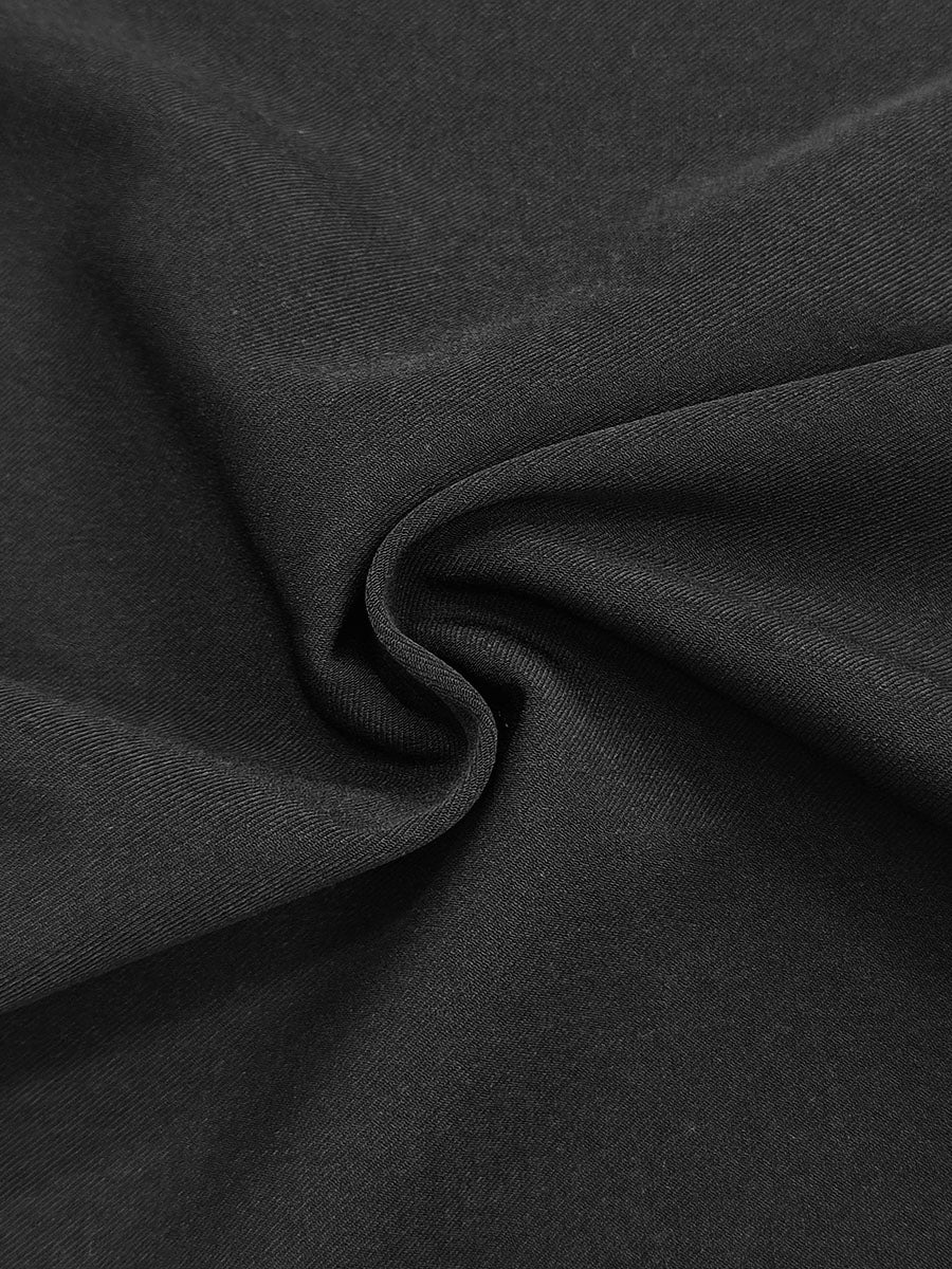 High Waisted Loose Pleated Solid Color Pants - Image 17
