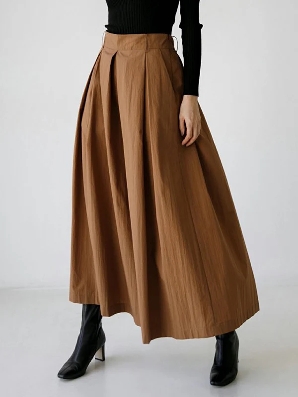 High Waisted Loose Pleated Solid Color Tied Waist Wide Leg Pants Trousers - Image 6