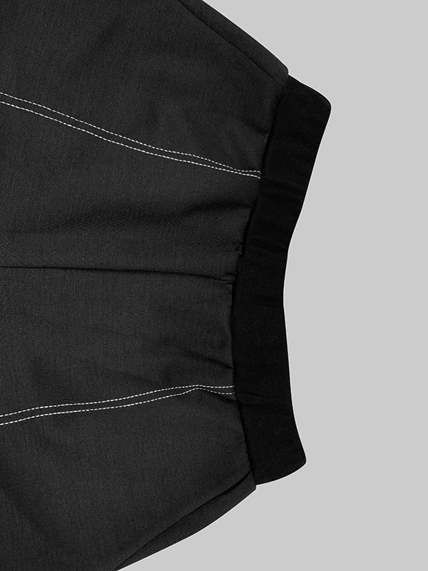 High Waisted Loose Split-Joint Pants Trousers - Image 6