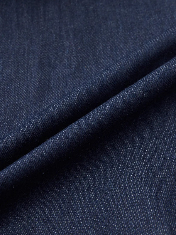 High Waisted Loose Pleated Split-Joint Jean Pants Bottoms - Image 7