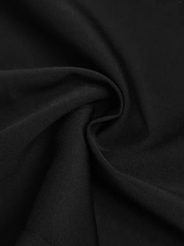 High Waisted Straight Leg Pleated Solid Color Split-Joint Pants Trousers - Image 26