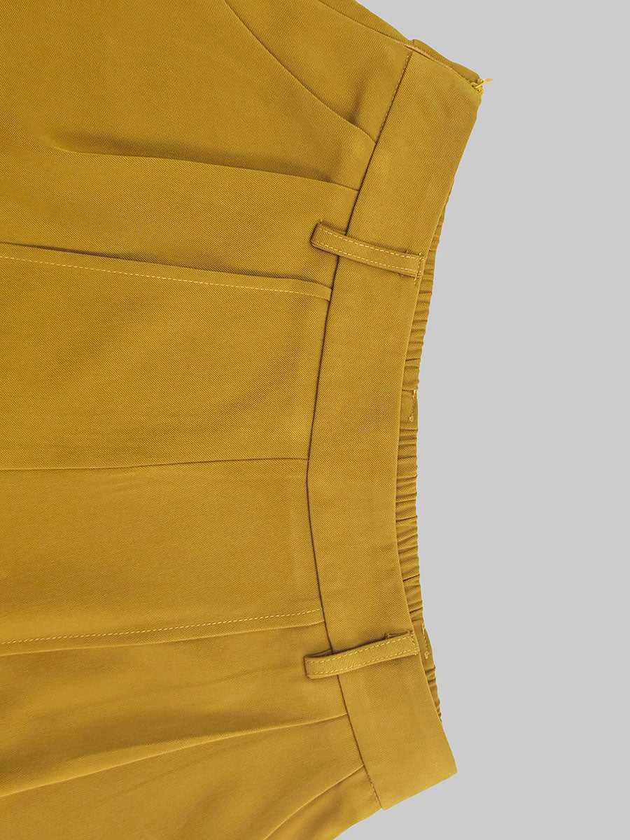 High Waisted Wide Leg Solid Color Split-Joint Pants Trousers - Image 5