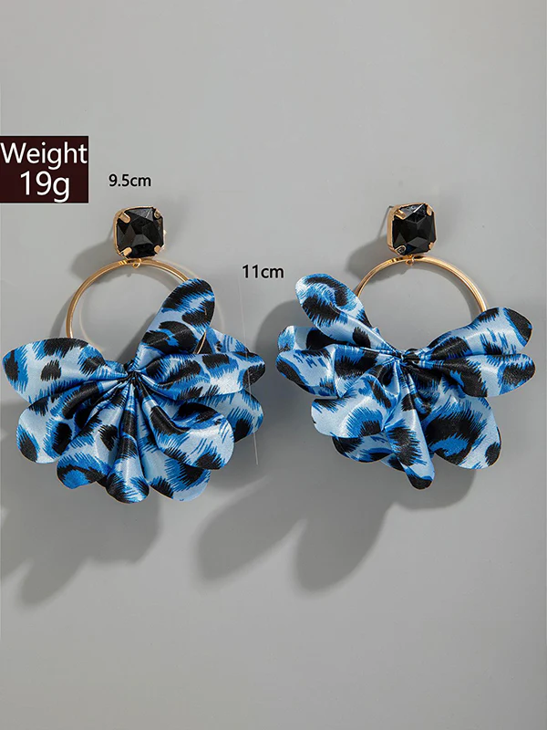 Hollow Leopard Split-Joint Earrings Accessories - Image 4