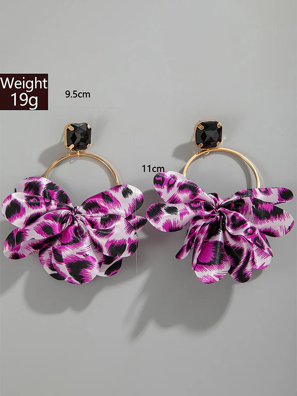 Hollow Leopard Split-Joint Earrings Accessories - Image 5