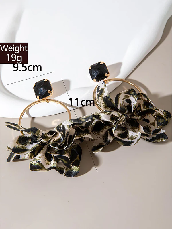 Hollow Leopard Split-Joint Earrings Accessories - Image 6