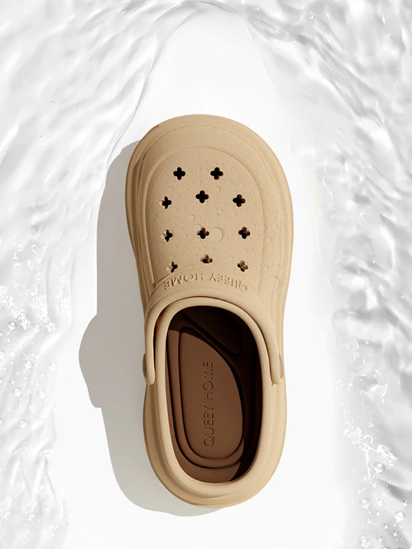 Hollow Round Cut Crocs Platform Shoes Sandals - Image 11