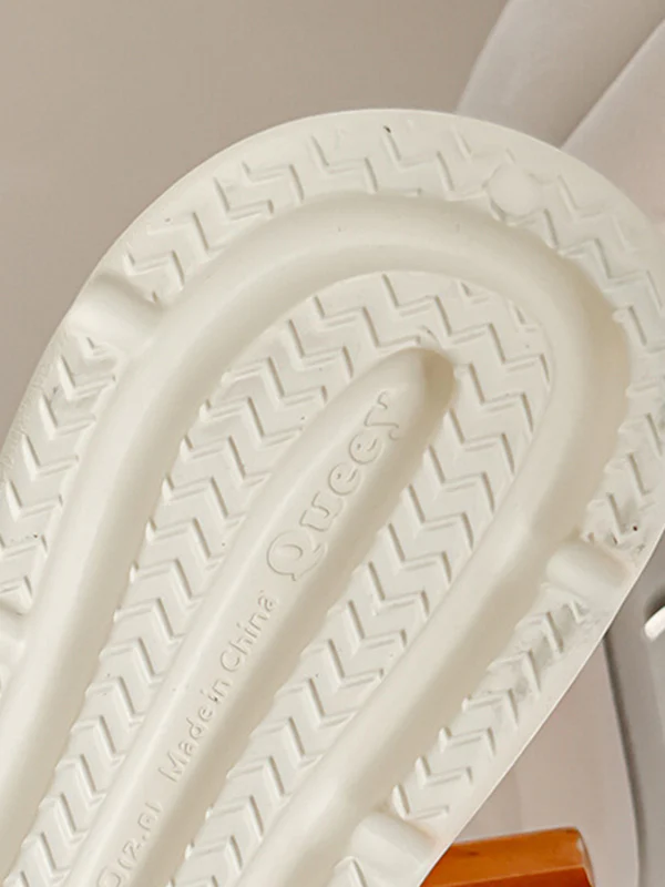 Hollow Round Cut Solid Color Crocs Platform Shoes Sandals - Image 17