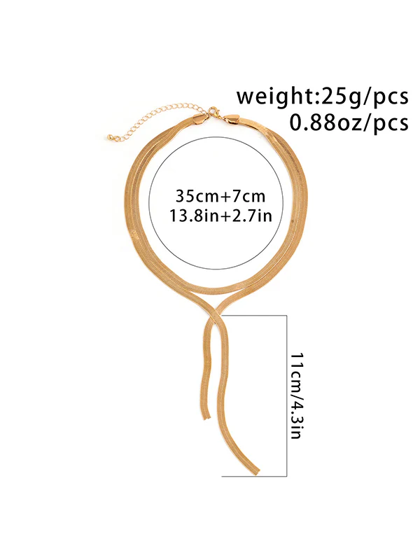 Hollow Solid Color Necklaces Accessories - Image 19