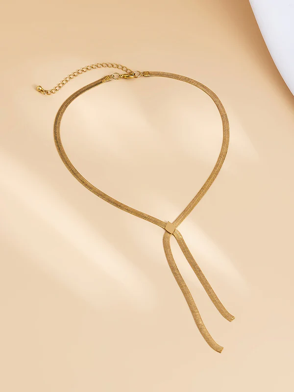 Hollow Solid Color Necklaces Accessories - Image 20