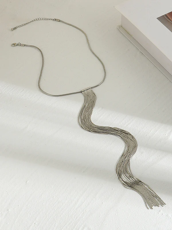 Hollow Solid Color Necklaces Accessories - Image 10