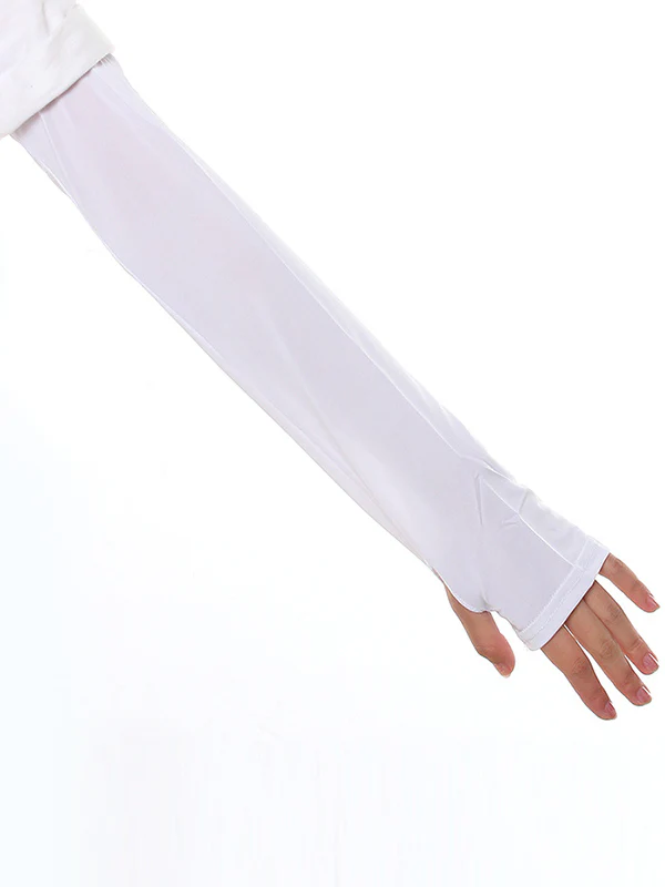 Ice Silk Sun Protection Simple Solid Color Sleevelet - Image 5