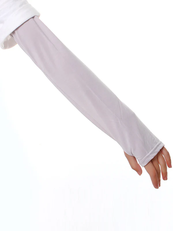 Ice Silk Sun Protection Simple Solid Color Sleevelet - Image 7