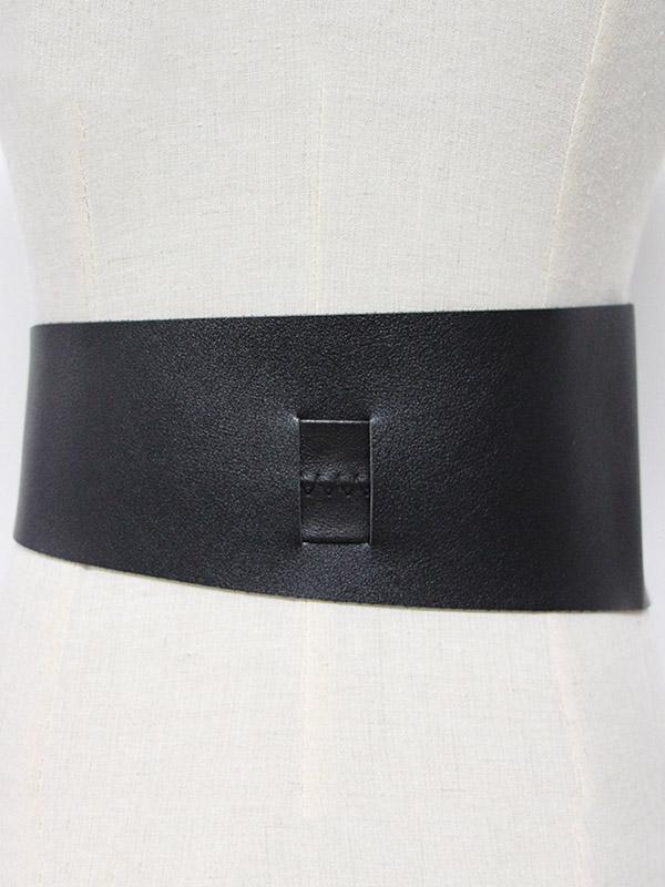 Imitation Leather Lace-up Belt Accessories - Image 3