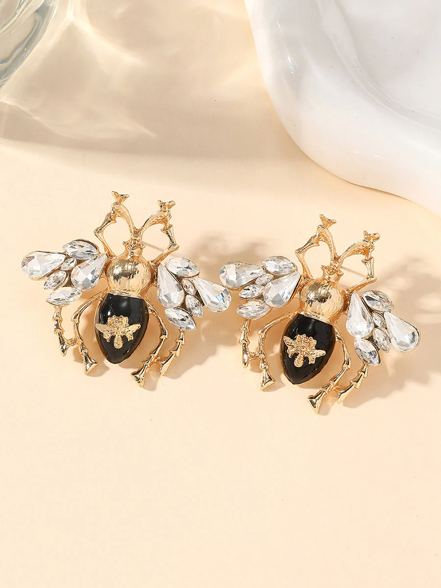 Insect Shape Rhine Stones Rings Accessories - Image 2