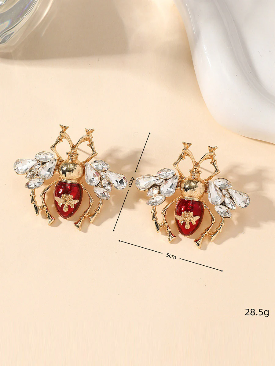 Insect Shape Rhine Stones Rings Accessories - Image 3