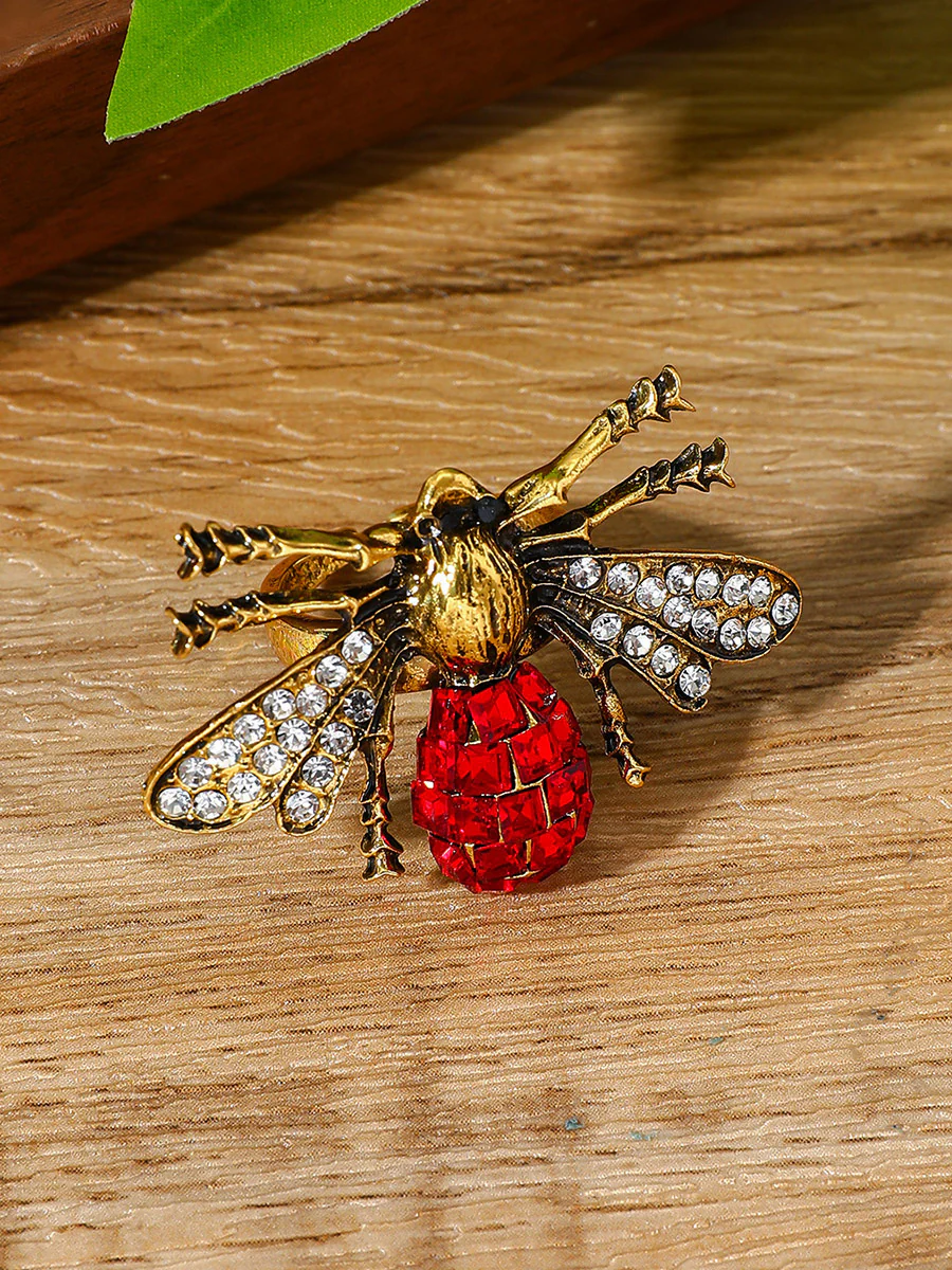 Insect Shape Rhine Stones Rings Accessories - Image 2
