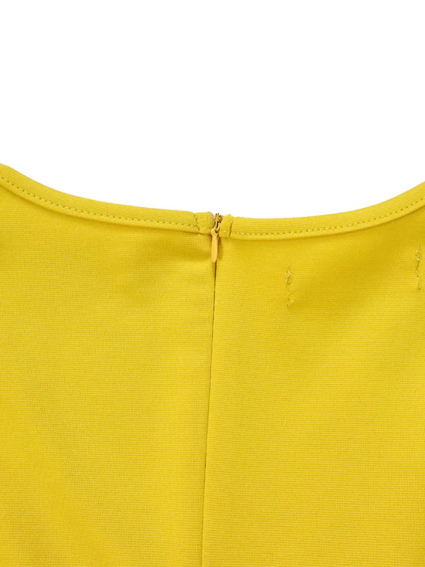 Irregular Clipping Plus Size Belted Solid Color Round-Neck Midi Dresses - Image 16